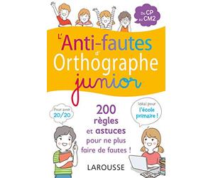 L'anti-fautes d'orthographe junior