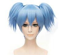 LanTing Cosplay Perücke Assassination Classroom Shiota Nagisa Blue Clip Styled Frauen Cosplay Party Fashion Anime Human Costume Full wigs Synthetic Haar Heat Resistant Fiber