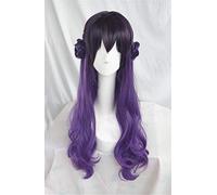 LanTing Cosplay Wig Hand Shakers Bind Single Gear Brown Mix Wigs Corta Cosplay Party Fashion Anime Human Costume Full wigs Synthetic Haar Heat Resistant Fiber Style 2