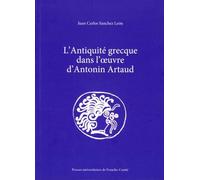 L'Antiquité grecque dans l'oeuvre d'Antonin Artaud
