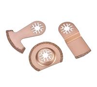 LANTRO JS 3 Pièces Outil Multifonction à Segment Oscillant Lame en Carbure Oscillant Multi-outils Ensemble Lames Multi-outils