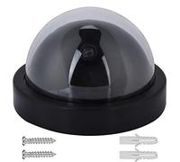 LANTRO JS Camera Surveillance factice Exterieur caméra leurre simulée factice avec lumière LED Rouge pour Les Maisons et Les Entreprises