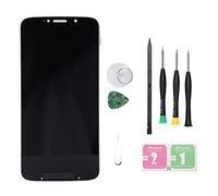LANTRO JS Écran LCD Tactile Digitizer Assemblée Remplacement avec Outils pour Moto Z3 Play XT1929, Noir