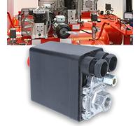 LANTRO JS pressostat compresseur Air compresseur pression interrupteur contrôle Valve Pressostat de Compresseur d'Air 220v AC 20 a 175 PSI 12 Bar 4 ports