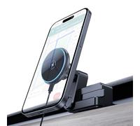 LANTU Support de téléphone portable certifié Qi2 15 W pour Tesla Tesla Model Y 2020-2024 et modèle 3 2017-2023 MagSafe, aimant de voiture, avec câble C-C de 1 m, pour iPhone 12-16 et étui MagSafe