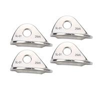 Lantuqib Lot de 4 Accessoires pour Escalade sur Roche, Facile à Transporter Forte Force de Traction Crochet d'escalade ancrage d'escalade pour Exploration de Forage pour Descente Rapide