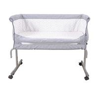 LANTUS Berceau Cododo avec Matelas et Moustiquaire 2 in 1 pour Les Bébés de 1 à 36 Mois Pliable Mobile Lit d'Appoint (96 * 57 * 77 cm (Gris))