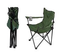 LANTUS Chaise de Camping Pliante Enfant, Fauteuil Portable Petite Taille avec Porte-gobelet, pour Pêche et Pique-Nique d'Extérieur (Armée Verte)