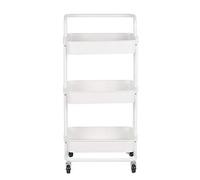 LANTUS Chariot De Rangement De Cuisine avec Plan De Travail - 3 Niveaux sur Roues pour Légumes et Boissons - Forte Capacité De Charge pour Salle À Manger