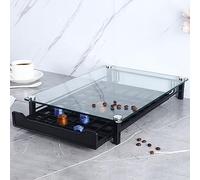 LANTUS Tiroir pour Capsules de Café, Distributeur de Dosettes de Café - Dimensions: 41 * 29 * 7CM - porte-capsule de café verre transparent transparent