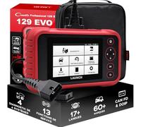 LANUCH CRP 129 Evo+ V3 Valise Diagnostic Auto Français 4 Système 13 Service | OBDII Diagnostic Voiture Multimarque pour ABS/SRS/Trans/Moteur, Auto VIN,CANFD&DoIP, Mise à Jour Gratuite Huile/SAS/TPMS/BMS