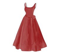 Lanunlly Robe Femme Vintage Médiévale Sans Manches Dress Steampunk