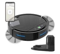 LANUVA Smart Life Tuya Smart App Télécommande Robot Aspirateur WiFi Robot De Nettoyage De Sol Fonctionne avec Compatible for Google App & (Size : EU)