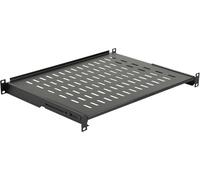 Lanview 1U 19 Front, 1U 19 Rear Connected D=350mm Shelf, RAS400BL (Connected D=350mm Shelf)