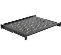 Lanview 1U 19 Front, 1U 19 Rear Connected D=350mm Shelf, RAS400BL (Connected D=350mm Shelf)