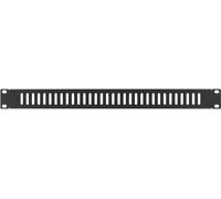 Lanview 1U 19" SCREW TYPE, VENTED BLANK PANEL BLACK