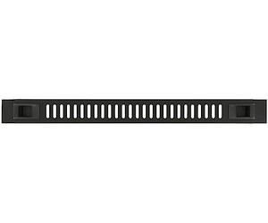 Lanview 1U 19 Snap Locking, Vented Blank Panel Black, RAB400BL (Blank Panel Black)