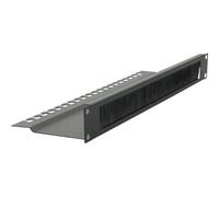 Lanview 1U 48,30cm (19") L BENT, BRUSHED CABLE (RAO210BL)