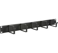 Lanview 1U 48,30cm (19") PANNEAU ORGANISATEUR DE CÂBLES (RAO100BL)