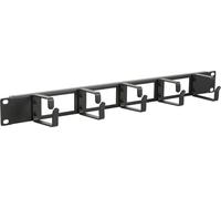 Lanview 1U 48,30cm (19") PANNEAU ORGANISATEUR DE CÂBLES (RAO110BL)