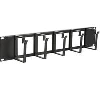 Lanview 2U 48,30cm (19") PANNEAU ORGANISATEUR DE CÂBLES (RAO115BL)