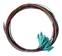 Lanview Fiber Optic Pigtail LVO-PIG-LCUPC-12CORE-OM3-2M 50/125 OM3 2M PVC Grade C LC UPC 12-Core