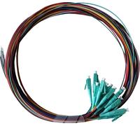 Lanview Fiber Optic Pigtail LVO-PIG-LCUPC-12CORE-OM3-2M 50/125 OM3 2M PVC Grade C LC UPC 12-Core