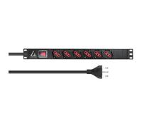 Lanview LVR-2MIT-SW-IT6 unité de distribution d'énergie 1U Noir