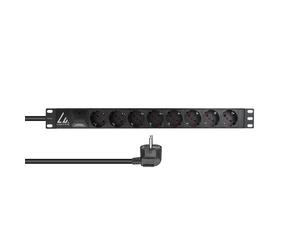 Lanview LVR-2MSCH-SPD-SCH8 Multiprise 19" 8x Schuko 16A