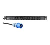 Lanview LVR-3MIEC-AMP-10C13 unité de distribution d'énergie 10 sorties CA 1U Noir