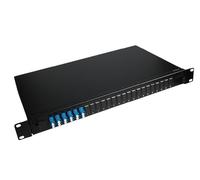 Lanview Panneau de brassage fibre optique 24 ports, 6 connecteurs LC duplex monomode