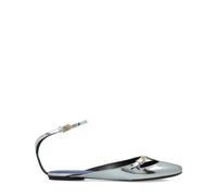 Lanvin - Ballerines Mary-Jane - Femme - Chaussures - Gris - Taille: 38 EU