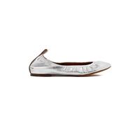Lanvin - Ballerines Métallisées - Femme - Chaussures - Gris - Taille: 36 EU