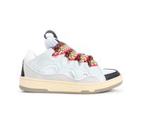 Lanvin - Baskets Blanches Silhouette Exagérée Lacets Multicolores - Femme - Chaussures - Blanc - Taille: 39 EU
