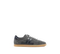 Lanvin - Baskets en cuir Glen - Homme - Chaussures - Gris - Taille: 43 EU