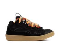 Lanvin - Baskets Noires Bout Rond Lacets - Homme - Chaussures - Noir - Taille: 42 EU