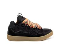 Lanvin - Curb Leather Baskets - Homme - Chaussures - Noir - Taille: 43 EU