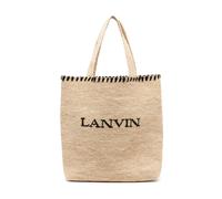 Lanvin, Femme, Sacs, Beige, Taille: ONE Size Sac à main noir naturel, style élégant et chic