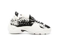 Lanvin - Flash-X Baskets à Lacets en Maille Crochetée - Femme - Chaussures - Noir - Taille: 36 EU