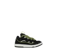 Lanvin - Leather Baskets - Homme - Chaussures - Noir - Taille: 41 EU