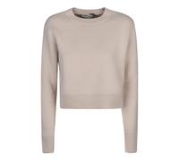 Lanvin - Pull en Tricot Neutre - Femme - Pulls - Beige - Taille: 38 FR
