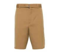 Lanvin - Short en Laine à Pli Pressé - Homme - Shorts - Brun - Taille: M