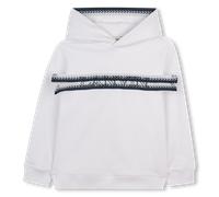 Lanvin - Sweat À Capuche - Blanc Bleu - Garçon - 4 Ans