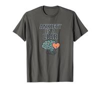 L'anxiété est un menteur, vêtements d'encouragement de santé basés sur la foi T-Shirt