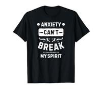 L'anxiété ne Peut Pas briser Mon Esprit T-Shirt Graphique avec Valeur