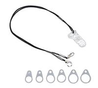 Lanyard Anti-Perte Pour Prothèse Auditive, Clip Transparent Support De Cordon Portable Avec Strap Accessoires Clips Pour Prothèses Auditives Aide Auditive Avec 6 Anneaux Silicone Pour Personnes Âgées