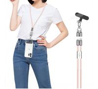 Ansmann Chaîne pour téléphone Lanyard câble USB‑C 120 cm sangle tour de cou USB‑C–Lightning