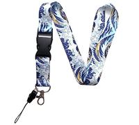 Lanyard Neck Strap Wave Peign Art Lanyards Bus Id Name Work Card Carte Badge Holder Accessoires Décoration