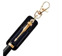 Lanyard Pen Holder - Clipboard Pencil Holder Pen Clip Keychain | Anti-Lost Leather Pens Pencil Holders for Badges, Pens, Markers, Office, School, Hospital, Work ID Lanyards Accessories