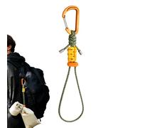 Lanyard pour clés, sangle en paracorde pour bouteille d'eau avec mousqueton, lanyard de corde, pour homme et femme, bouteille d'eau, camping, sac à dos, sports de plein air, randonnée et trekking